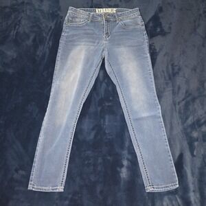 Vintage Y2K Hydraulic Blue Jeans Stretch Medium Wash‎ Womens Size 10